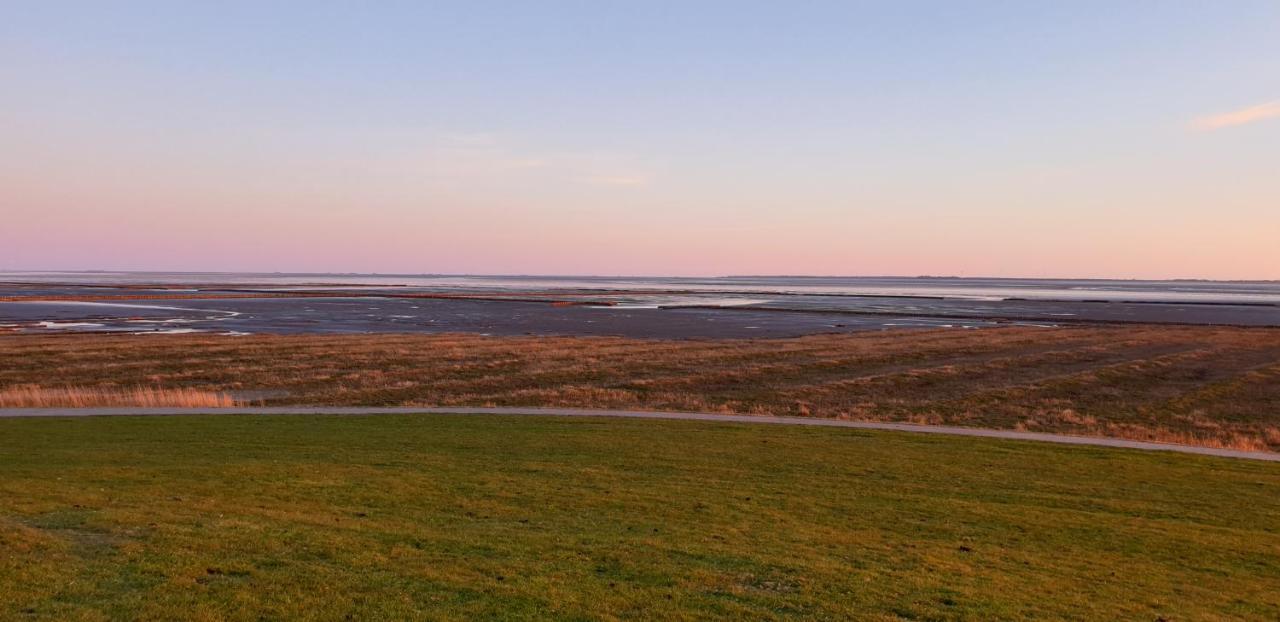 Wohnmobilstellplatz Hemenswarft An Der Nordsee - Meerblick Emmelsbull-Horsbull ภายนอก รูปภาพ