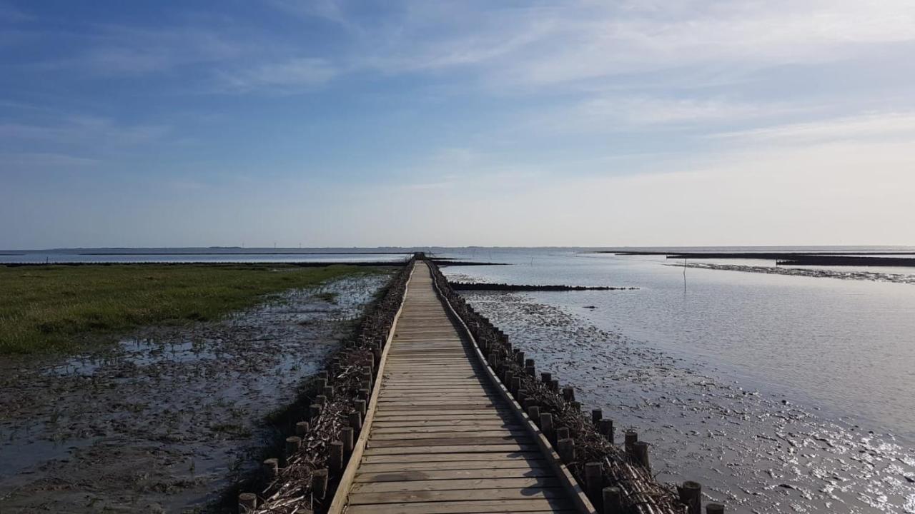 Wohnmobilstellplatz Hemenswarft An Der Nordsee - Meerblick Emmelsbull-Horsbull ภายนอก รูปภาพ